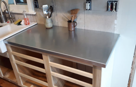 zinc counter top