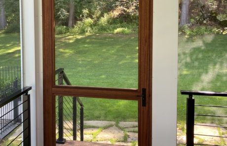 mahogany screen door